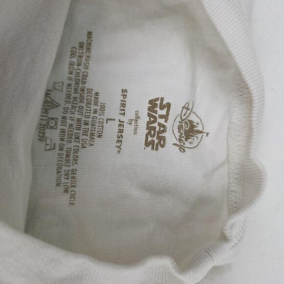 Star Wars Spirit Jersey Shirt Mens Large The Mandalorian Grogu Bounty Disney - Picture 4 of 12